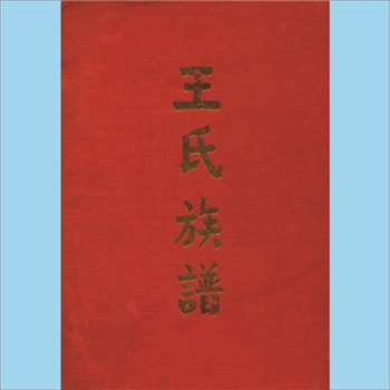 王-台湾王氏1965版《王氏族谱》：本谱共1册，330P