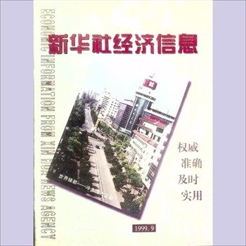 经济杂志《新华社经济信息》：1999年9期，权威、准确、及时、实用，新华社新闻信息中心、新华社湖南新