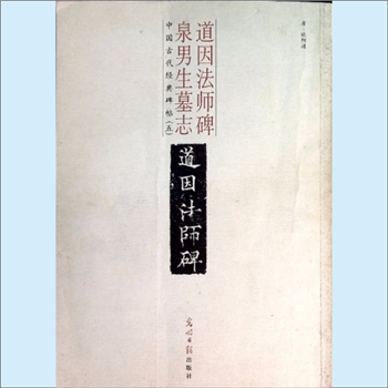 碑刻作品《道因法师碑、泉男生墓志》：中国古代经典碑帖（五），（唐）欧阳通书作，光明日报出版社2008年3
